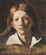 Theodore   Gericault Portrait Study of a Youth Spain oil painting artist